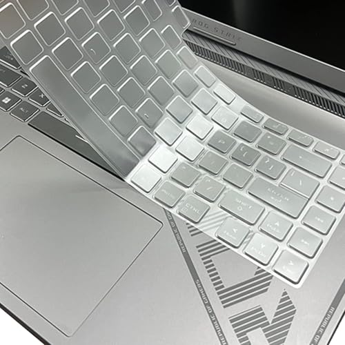 Casoshield Ultra Thin TPU Keyboard Cover for 2024 2023 ASUS ROG Strix G16 G614JVR/JIR/JVR/JIR G634JY G634JZ, Rog Strix Scar 16 G634JZR G634JYR 16 inch, Clear - Image 4