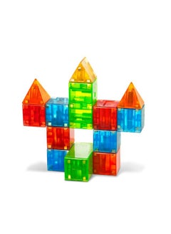MAGNA-TILES Magna-qubix® 29-piece Set, Multi Colour, Original 3d Magnetic Building Tiles, For Kids Ages 3+  - Image 3