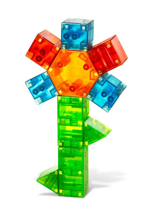 MAGNA-TILES - Magna-qubix® 29-piece Set, Multi Colour, Original 3d Magnetic Building Tiles, For Kids Ages 3+ - Image 1