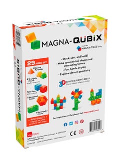 MAGNA-TILES Magna-qubix® 29-piece Set, Multi Colour, Original 3d Magnetic Building Tiles, For Kids Ages 3+  - Image 2