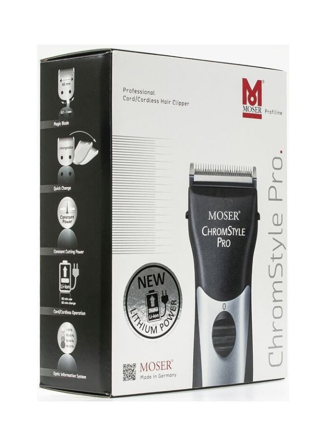 MOSER ChromStyle Pro Hair Clipper Black/Grey - Image 2