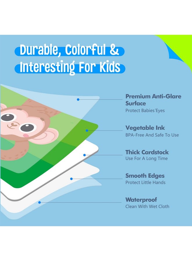 SpriteGru Jungle Animal Memory Game, 28 Chunky Cards Wild Animal Head Tail Matching Game 1-5 Players Memory Matching Game for Age - Image 3