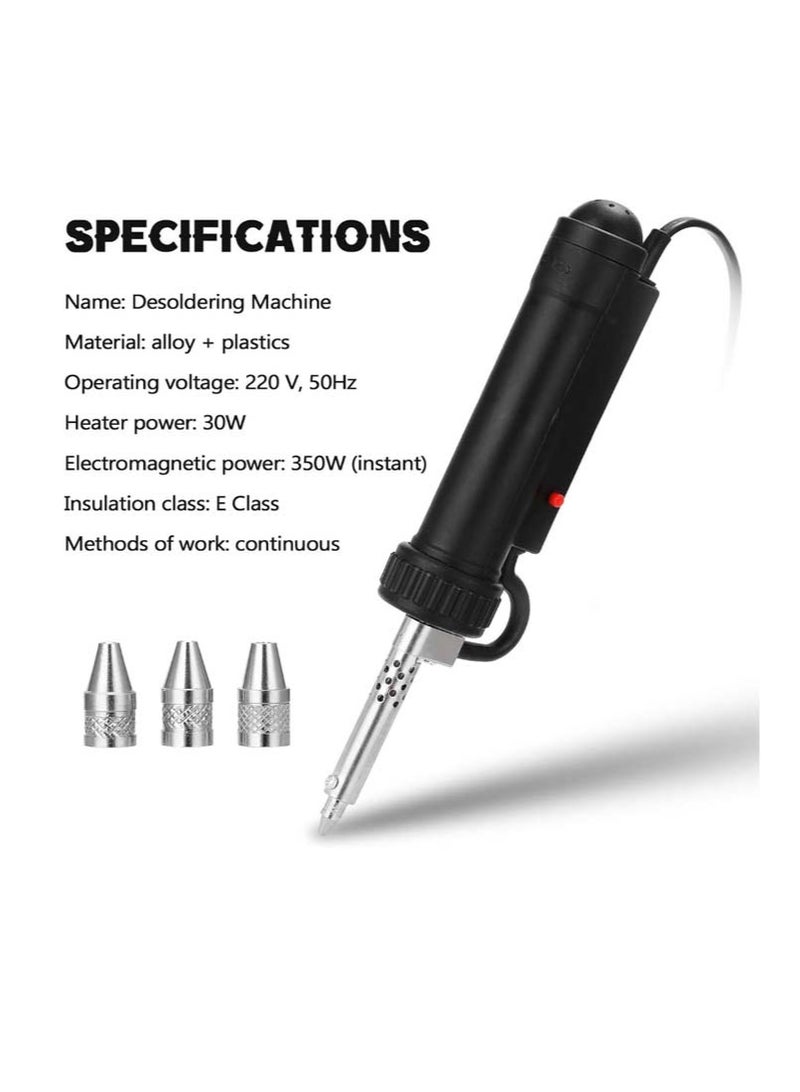 Desoldering Machine, Automatic Portable Electric Solder Tin Sucker, Vacuum Soldering Remove Pump,Desoldering Gun - Image 3