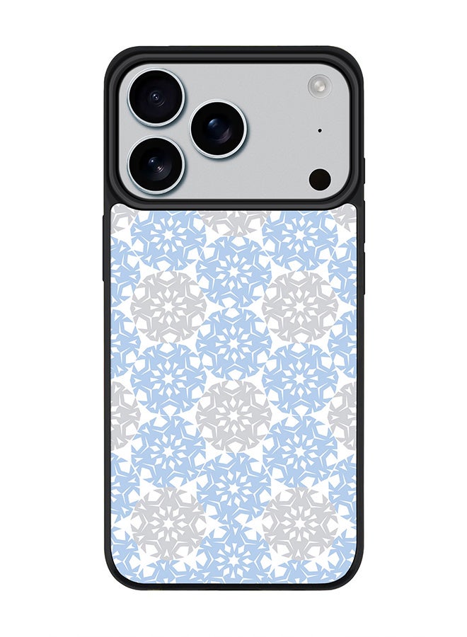 Stylizedd iPhone 17 Pro Case, [Compatible with MagSafe] Slim Magnetic cover Phone Case iPhone 17 Pro -Frozen Snowflakes - Image 1