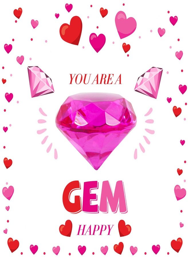 Niceup 26pcs Big Diving Gems Large Diamond Toys for Kids Girls Easter Egg Toy Fillers Princess Mermaid Party Favors Pirate Treasure Chest Toys Fake Jewels Gemstones 1.57in Assorted Colors - Image 4