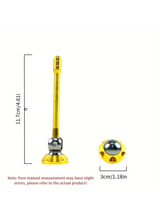 Black Universal License Plate Screws Car Motorcycle Decorative Bolts - Image 3