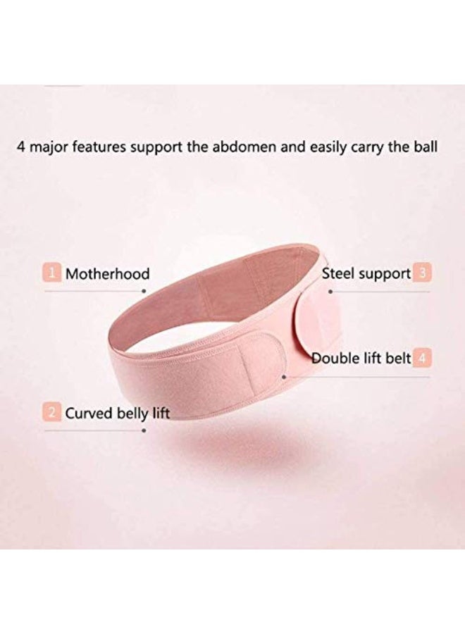 Generic Essel Pregnancy Support Belt - Pregnancy Support Belt Belly and Back Support Belt / Pregnancy Belt / Adjustable Pregnancy Belt Baby Hernia Belt (Colour: B)  - Image 2