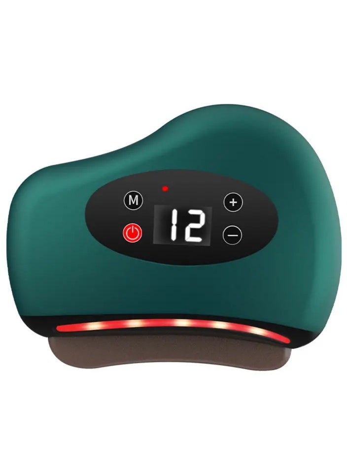 DubaiGallery Vibration Scraping Board Facial Gua Sha Massager, Electric Stone Face Lifting Massager Remover Nasolabial Folds Anti Cellulite Beauty Tool  - Image 2