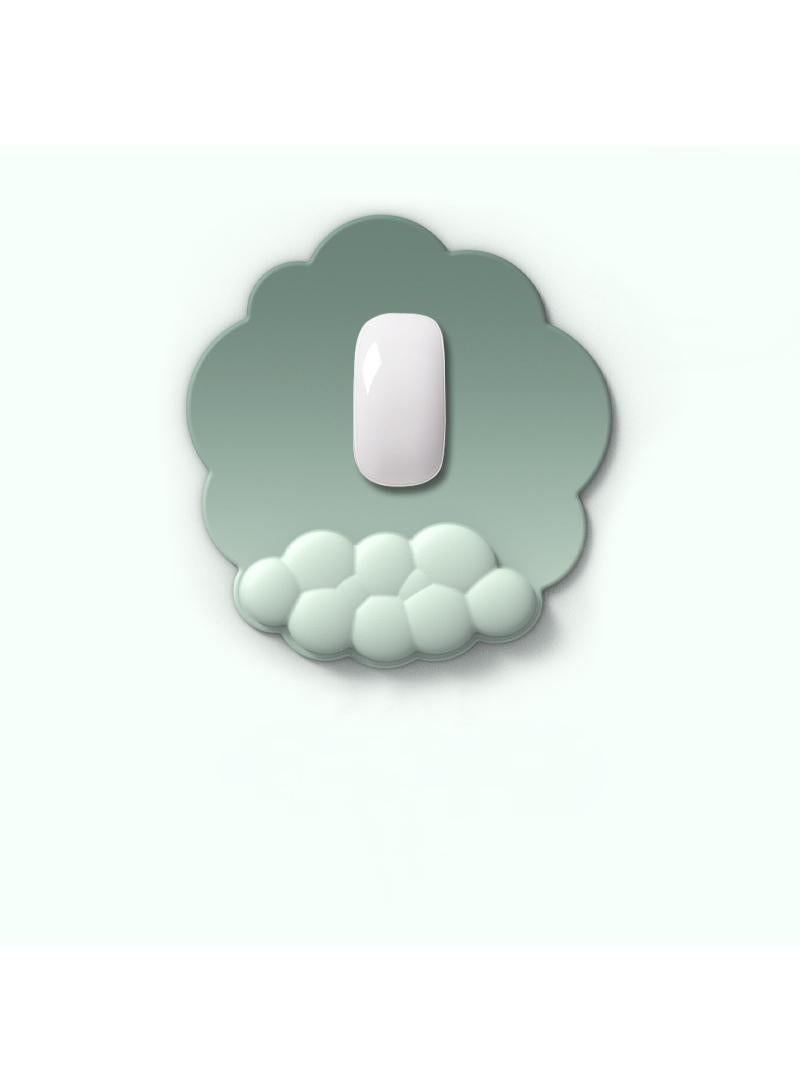 Y&D 3-Piece Office Keyboard Cloud Wrist Rest And High Density Memory Silicone Non Slip Base Mouse Pad - Image 2