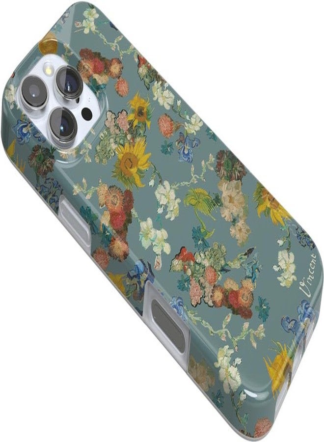 Casely iPhone 16 Pro Case | Vincent's Flowers | Van Gogh Museum | Classic Ultra Slim Case Design | Compatible with MagSafe - Image 4