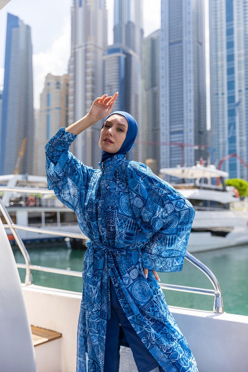 Remsa Mayo Remsa Swimsuit Remsa Modest Swimsuit Over Single Kaftan Kimono Pareo RP012 Rabia  - Image 1