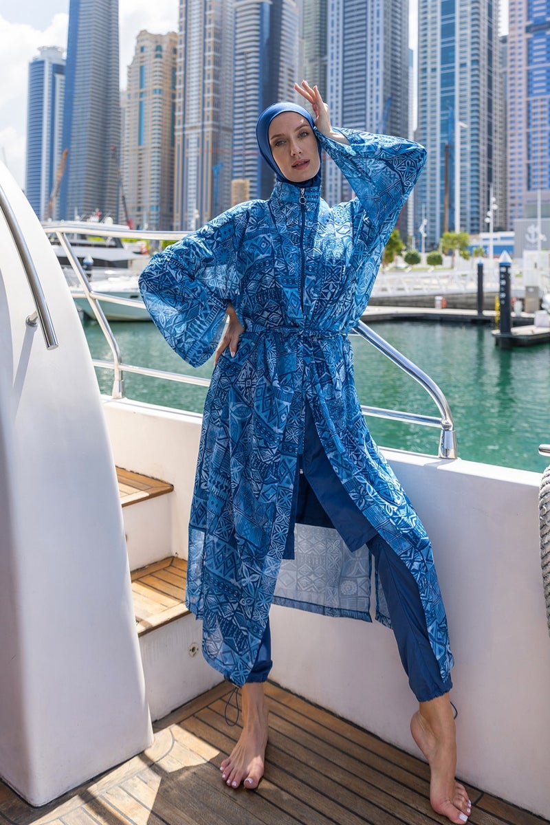 Remsa Mayo Remsa Swimsuit Remsa Modest Swimsuit Over Single Kaftan Kimono Pareo RP012 Rabia  - Image 2