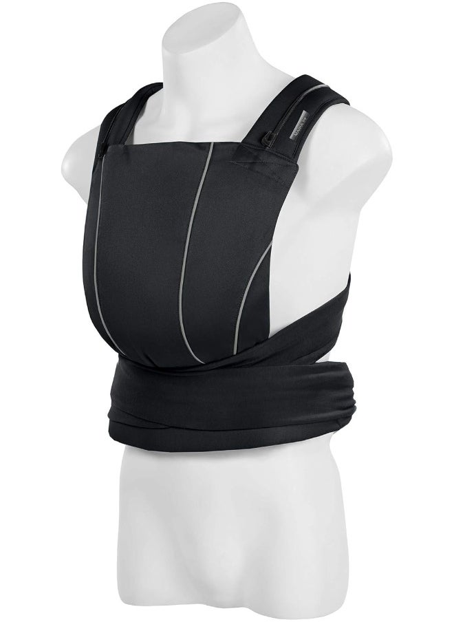 cybex Cybex Maira Tie Baby Carrier, Adjustable Baby Carrier from Newborn up to 33 lbs, Lavastone Black, One Size  - Image 2
