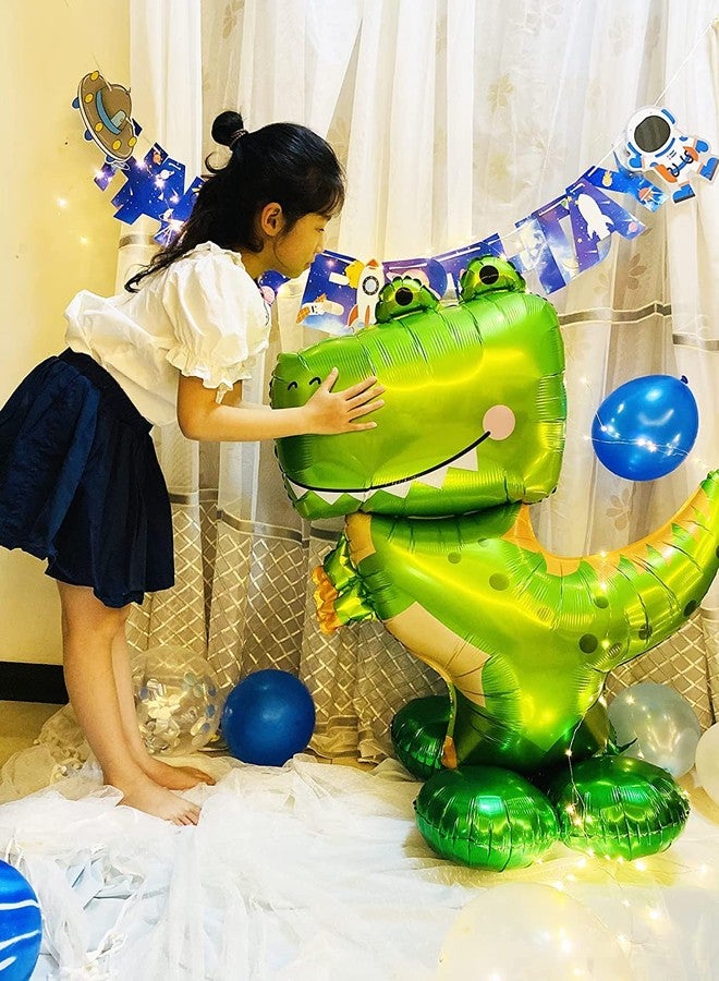 Jagmag® Large Dinosaur Balloons, Giant Self Standing Dinosaur Foil Balloons for Dinosaur Birthday Party Supplies Decorations, Jungle theme Decoration, Animal balloons - Image 5