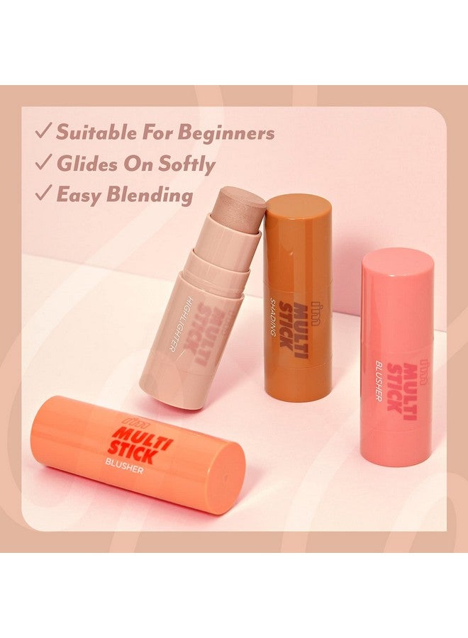 I'M MEME I'M Multi Stick Blusher Stick For Face Easy Blending Matte Finish Formula Suitable For Beginners Blusher 001 Rose - Image 5