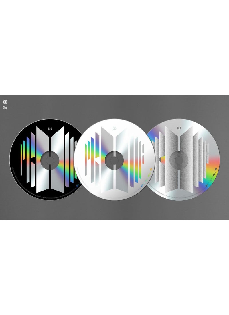 BTS Proof Standard Edition 3CD K Pop Album with 4 Booklets Photocard Set Random Photocard and Postcard