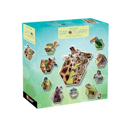 Capstone Games Sanctuary Board Game Strategy Tile Drafting Game for 15 Players Animal Themed Zoo Simulation Hand Management Perfect for Adults Family Game Nights Solo Play 6090 Minutes - Image 1