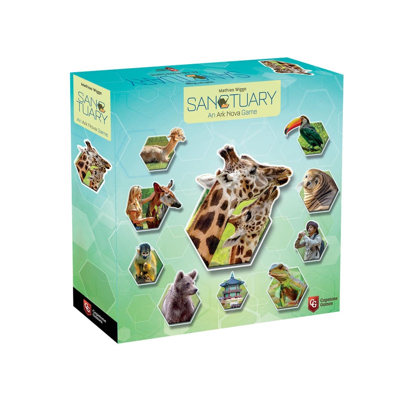 Capstone Games Sanctuary Board Game Strategy Tile Drafting Game for 15 Players Animal Themed Zoo Simulation Hand Management Perfect for Adults Family Game Nights Solo Play 6090 Minutes - Image 3