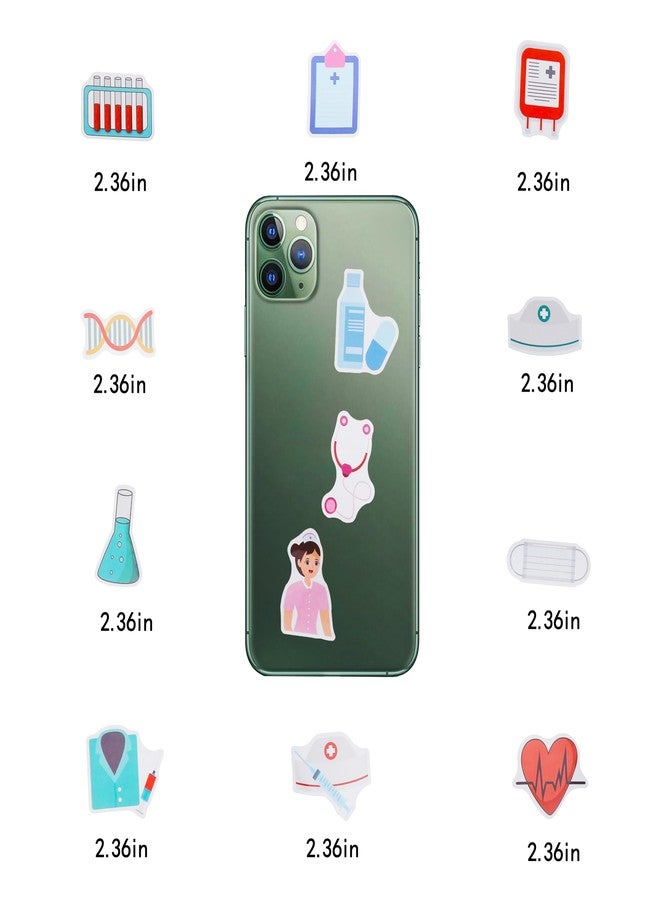 Cleverplay 100 Pack Nurse Stickers, Medical Healthcare Doctor Party Favors Gift, Birthday Decorations Gifts - Image 5