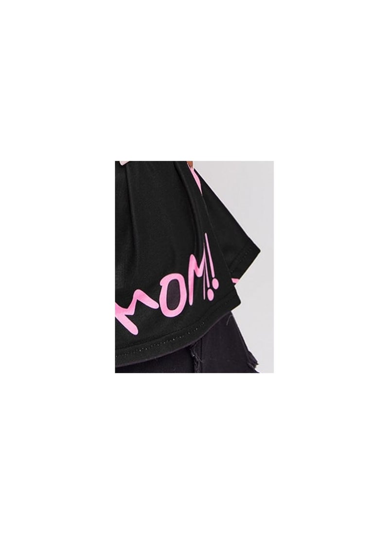 Shein Multicolor short sleeve round neck polyester stretchy tee from SHEIN  - Image 5