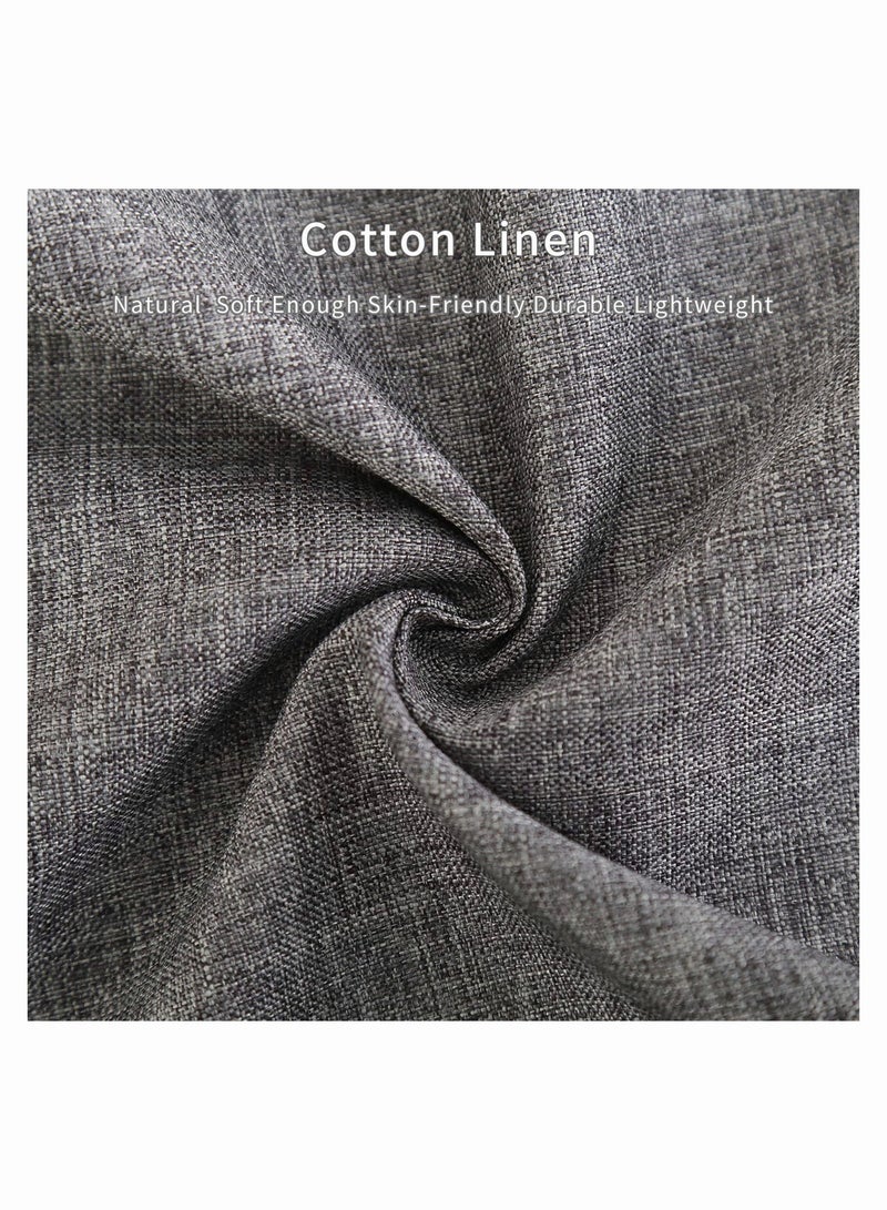 SYOSI Table Runner, SYOSI Hollow Imitation Maiping Corner Table Runner, Pure Color Decorative Linen Farmhouse Style for Everyday Dining Wedding Party Holiday Home Decor 32X180CM Grey Straight - Image 5