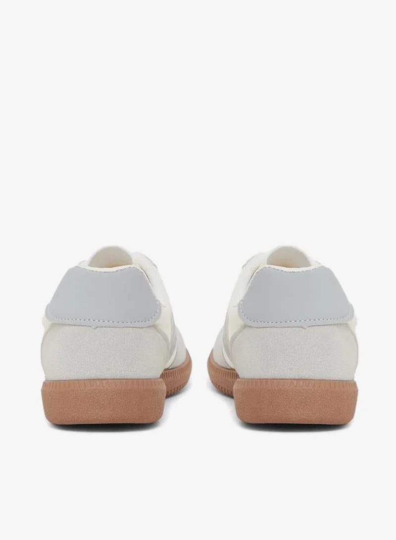 Styli Active  Panelled Lace Up Sneakers for Women | Best Price UAE