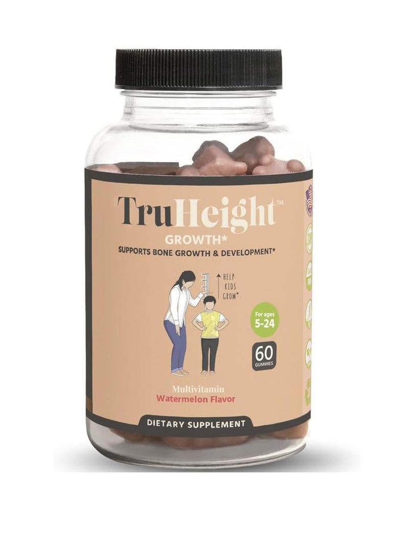 TruHeight  Gummies - Height Growth Maximizer - Natural Height Growth for Kids, Teens, & Young Adults 60 Gummies - Image 1