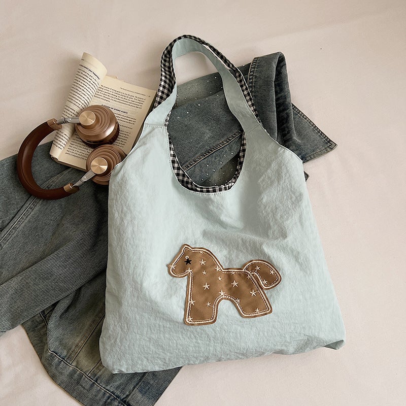 Women's Nylon Tote Bag - Image 3