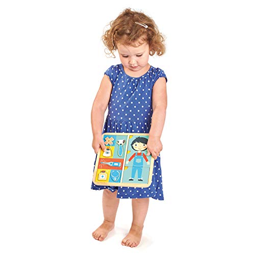 Tender Leaf Toys - Ouch Puzzle - Educational Body Parts Learning Double-Sided Puzzle with Storage Tray - Promotes Imaginary and Creative Roleplay, Helps to Create Health Awareness for Children 3+ - Image 5