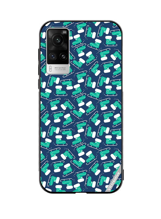VR CREATIVE Protective Case Cover For Vivo X60 Pro Mix Pattern Design Multicolour - Image 1