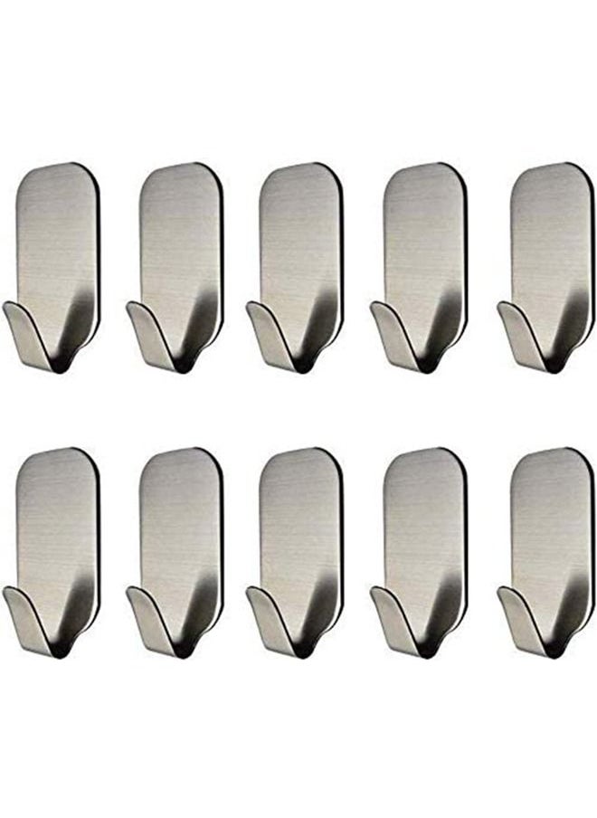 CityRiya-Long - Adhesive Hook Heavy Duty Wall Adhesive Hooks for Hanging Towel Coat Hat Ultra Strong Wall Rack Hooks for Bathroom Kitchen Closet - Image 1
