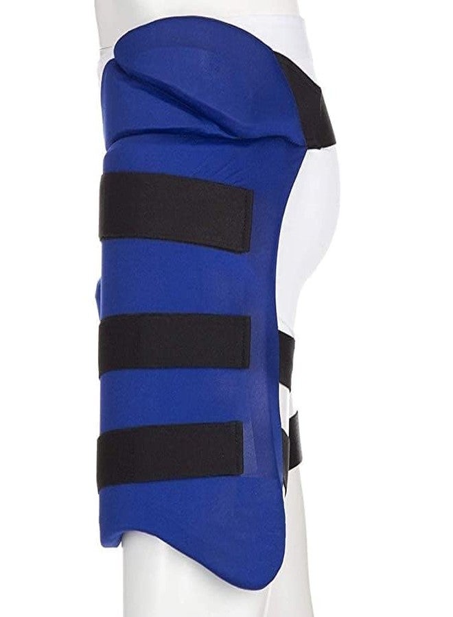 Grant واقي فخذ الكريكيت من جرانت، أزرق ملكي، تصميم احترافي مع أحزمة قابلة للتعديل، معدات حماية الكريكيت للرجال (للأولاد) - Image 3
