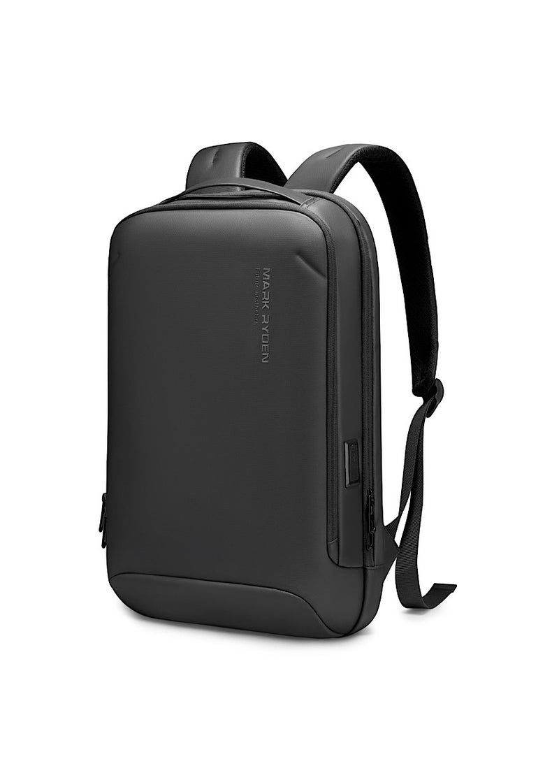 MARK RYDEN MARK RYDEN Slim Laptop Backpack for Men, High Tech Backpack with Scratch Resistant Shell and USB Charging Port, Waterproof Business Backpack Ideal for Working, Commuting, Daily …  - Image 1
