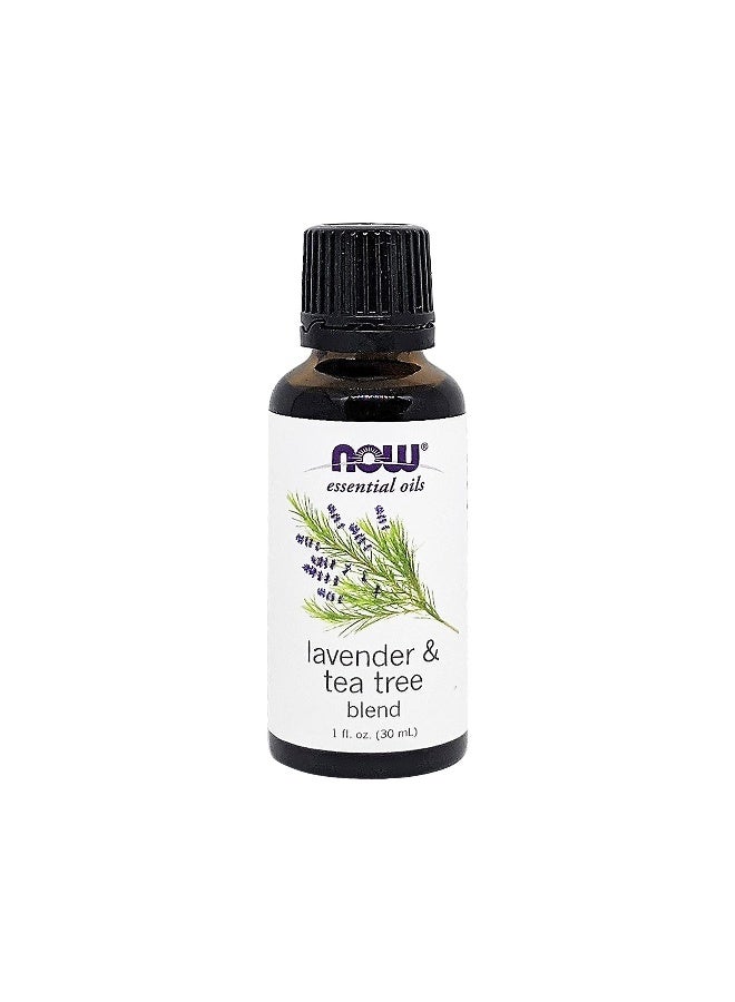 Now Foods Now Essential Oils, Lavender & Tea Tree Oil Blend 60/40 100% Pure 1 Fl. Oz. - Image 1