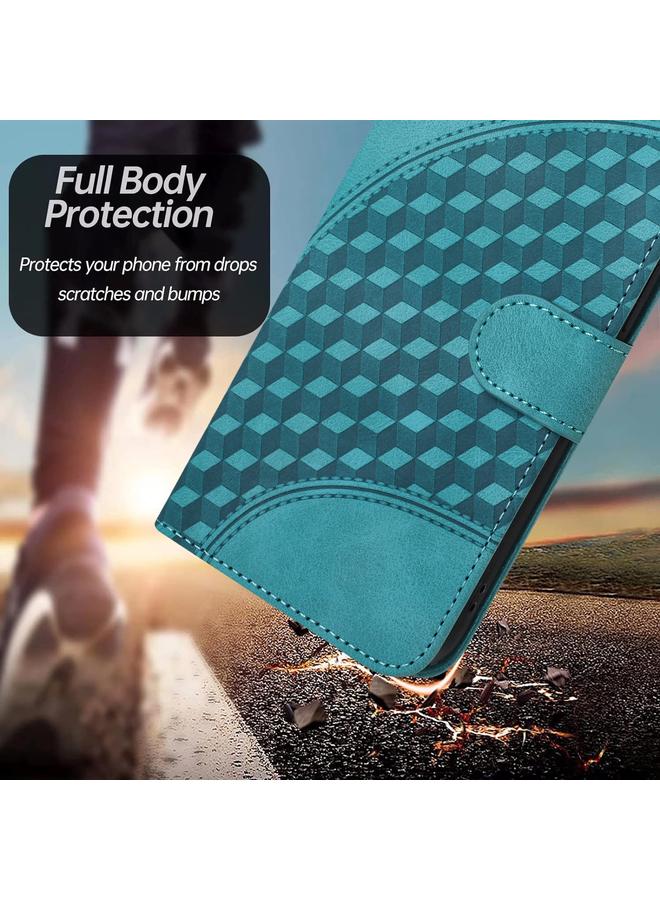 Green Tiger Case For Honor 100 Elephant Head Embossed Phone Leather Case with Lanyard - Image 5