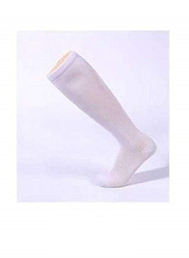 Digital Shoppy Unisex Medical Compression Socks Pressure Varicose Veins Leg Relief Pain Knee High Stockings Socks 1Pair (White, S/M) - Image 1