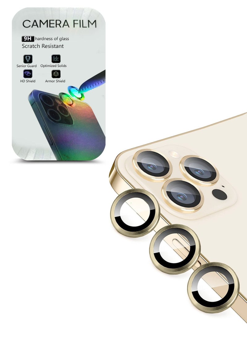 Wtech Premium Camera Lens Film Protector Shield For Apple iPhone 15 Pro Max 2023 Clear/Brown - Image 1