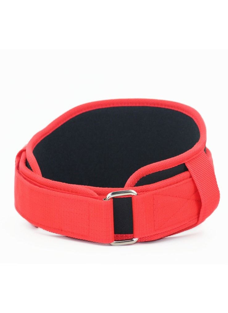 VALEO Nylon EVA Weight Lifting Belt Size M-125x14 CM, Red  - Image 5