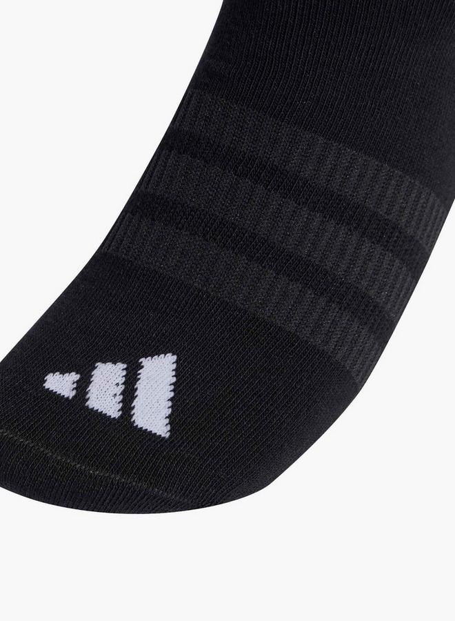 Adidas Men No Show Sports Socks - Set Of 3 - Image 3
