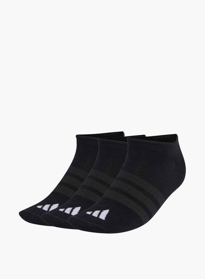 Adidas Men No Show Sports Socks - Set Of 3 - Image 1