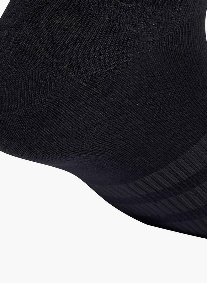 Adidas Men No Show Sports Socks - Set Of 3 - Image 4
