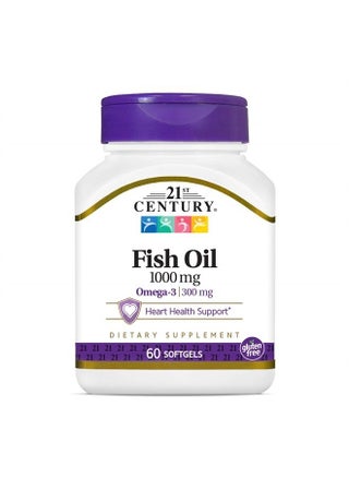 Fish Oil 1000 mg Softgels, 60 Count (Pack of 3) - pzsku/Z4BDE3A8B878D7A8E38C7Z/45/_/1681692050/23443ef6-c945-4882-b04a-275ffd03108f