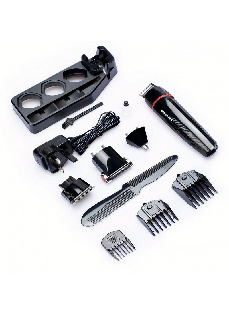 DINGLING A high-quality shaver that features:  For shaving and trimming mustache and sideburns. Easy to operate, convenient and practical USB charging port. - Extra power of 5 watts. It works for 1 hour. - Image 3