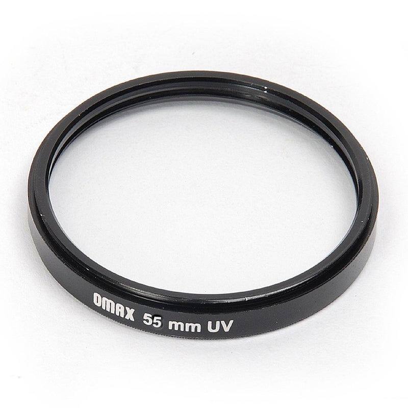 OMAX 55mm UV Filter for Nikon D5300 AF-P 18-55mm Lens, Black, Multi Coated, Optical Glass - Image 3