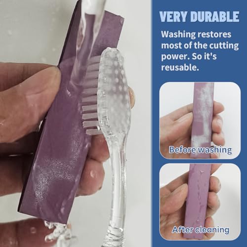 stedi Sanding Sponge for Model Gundam Building,3mm Hobby Model Tools Hand Sanding Block Waterproof Wet Dry Reuse #400#600#800 Grit Sandpaper, 30 Sheets - Image 4