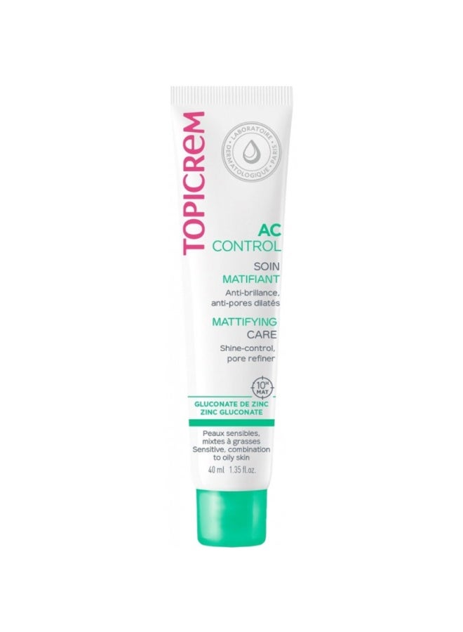 Topicrem Ac Mattifying Care 40ml - Image 1
