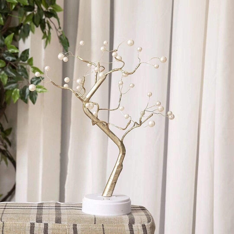 S2S Premium Fairy LED Lights Tabletop Bonsai Tree Light Touch Switch DIY Artificial Light Tree Lamp Decoration Festival Holiday BatteryUSB Operated - Image 3