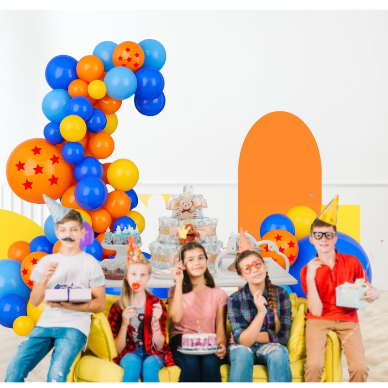 rejopfad Dragon Balloons Dragon Z Decorationï¼Œ105 Pcs Dragon Stars Balls Birthday Party Decoration Supplies, Dragon Z Latex Balloon Arch For Cartoon Game - Image 4