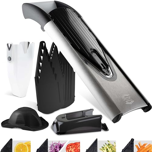 Börner by Reston Lloyd Mandoline Slicer V6 (Professional Set) • Stainless Steel Slicer with V-Blade • Adjustable Kitchen Slicer for Vegetables & Fruits • Various Thicknesses & Grater - Image 4