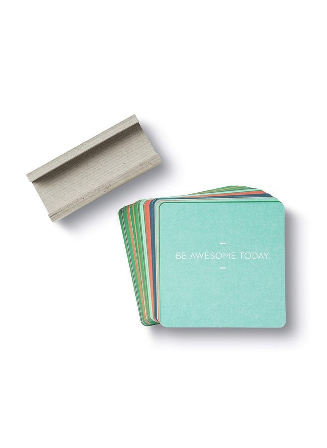 Compendium Motto Of The Day Card Set By Compendium: 76 Unique And Inspiring Statements With A Desktop Stand  - Image 5